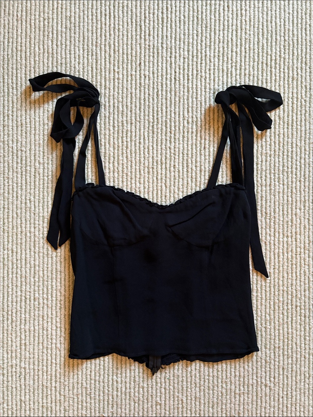 Reformation Tie-Shoulder Top